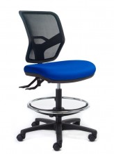 Rexa Mesh Back Drafting Chair. 2 Lever Or 3 Lever. Any Fabric Colour